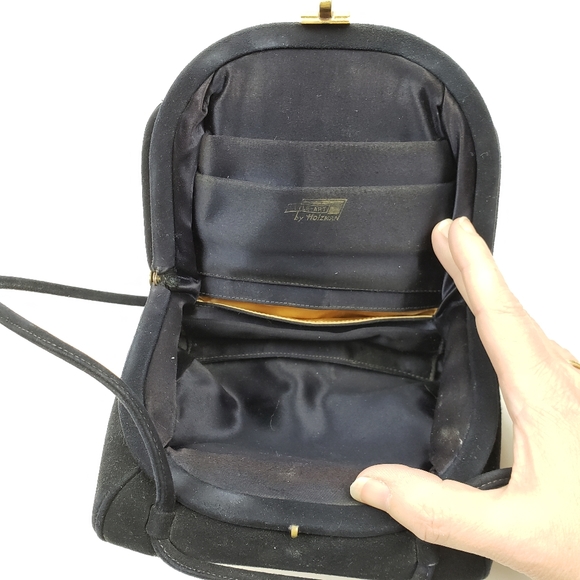 Vintage Art Deco Velvet Mini Bag - Picture 4 of 8